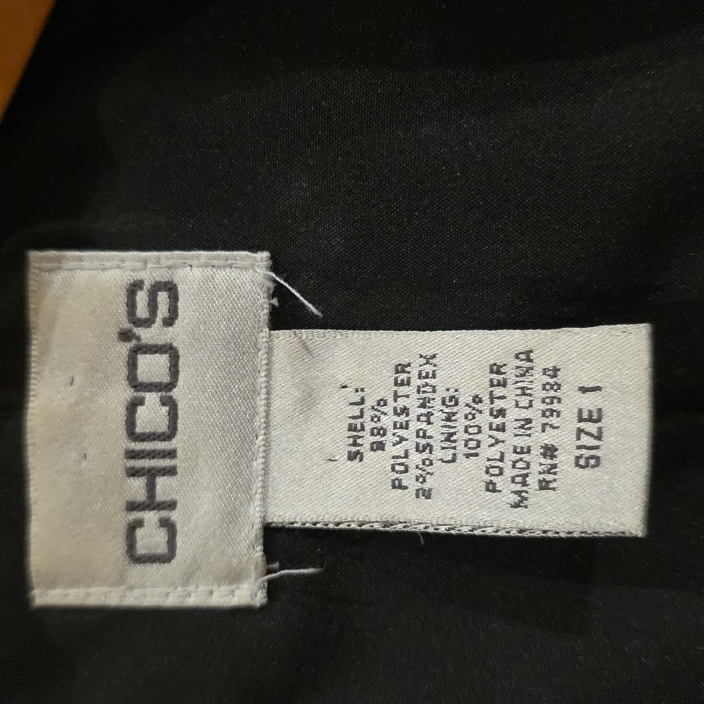 Chico's Elegant Alligator Print Textured Jacket - Picture 2 of 2